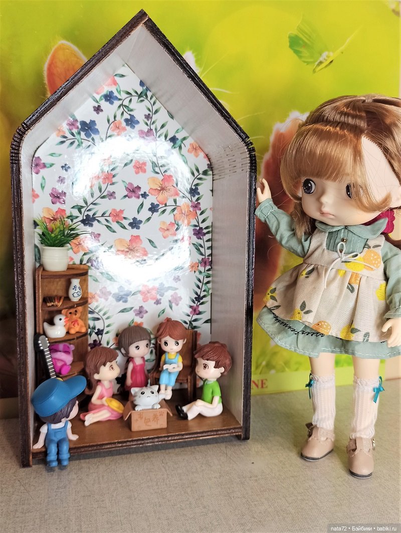 Мини-комнатка - полка из Фикспрайса | Бэйбики Мини-комнатка - полка из Фикспрайса (фото 10)
