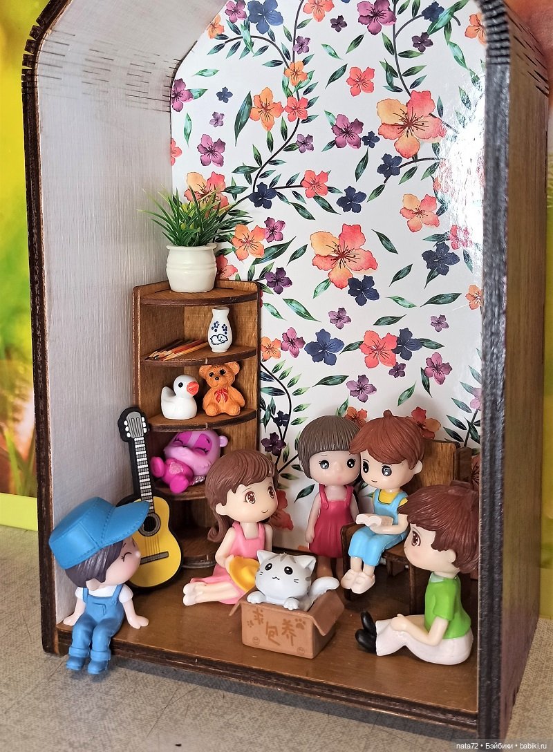 Мини-комнатка - полка из Фикспрайса | Бэйбики Мини-комнатка - полка из Фикспрайса (фото 8)