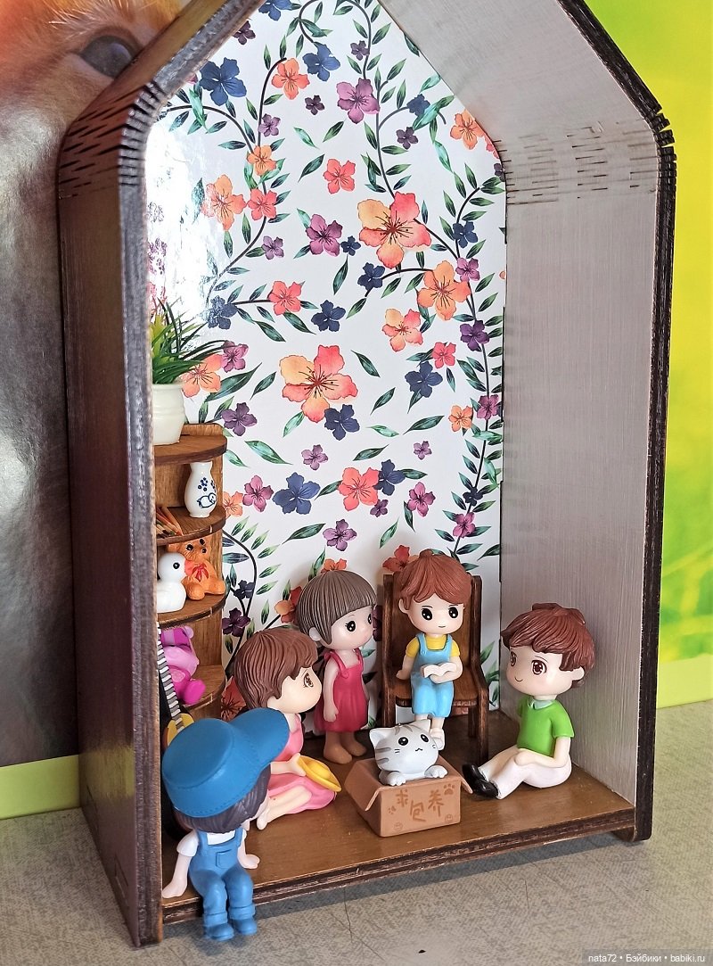 Мини-комнатка - полка из Фикспрайса | Бэйбики Мини-комнатка - полка из Фикспрайса (фото 9)