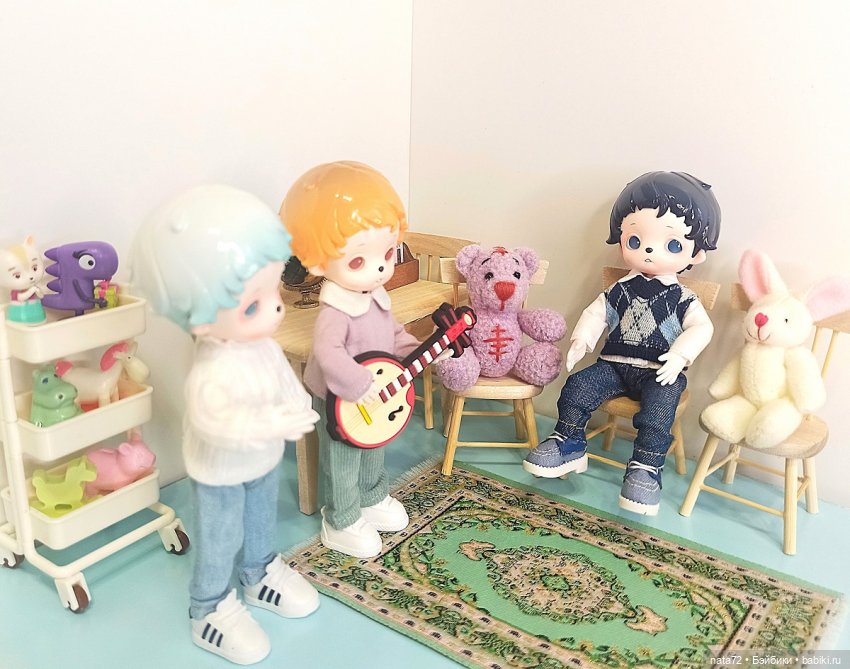 Три друга, малыши на основе Pop Mart (фото 3)