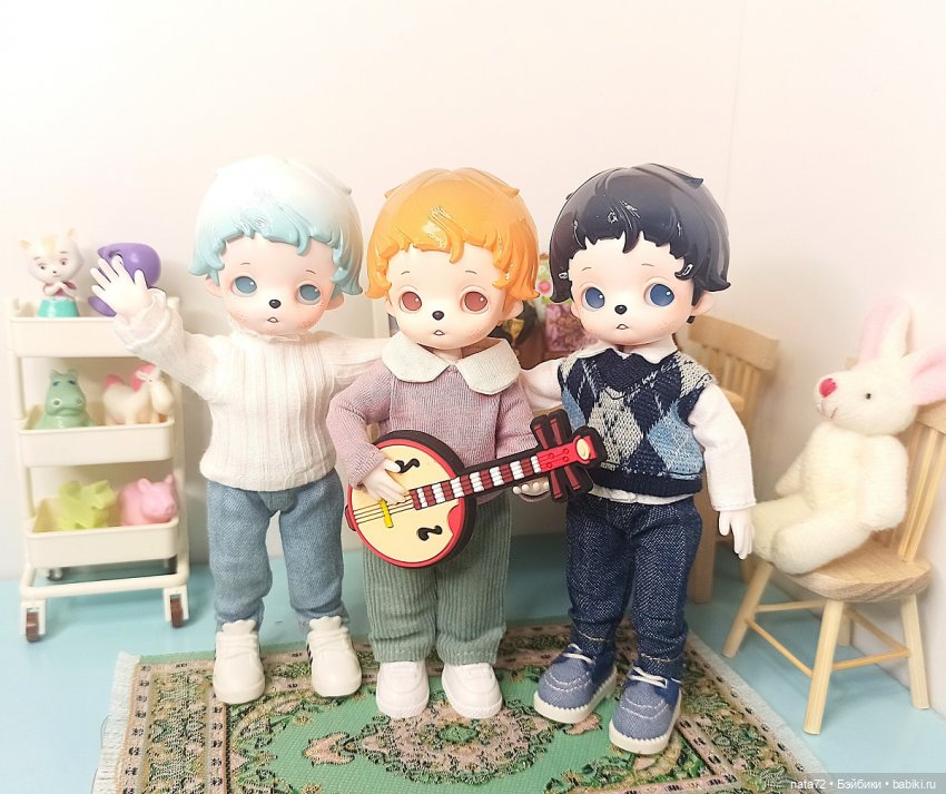 Три друга, малыши на основе Pop Mart