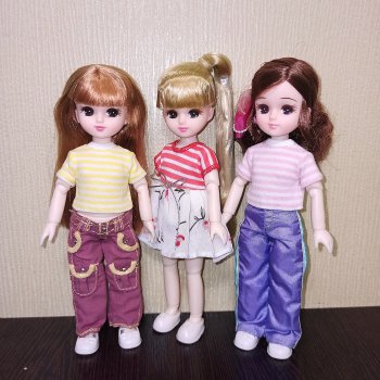 Куклы Licca на шарнирном теле, мои новенькие