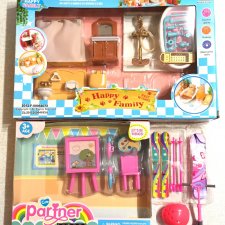 Аксессуары для маленьких кукол и кукольных домиков