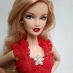 Коллекционная барби barbie go red