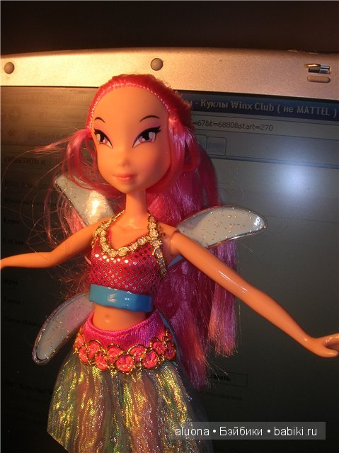 ООАК Винкс на теле обитсу