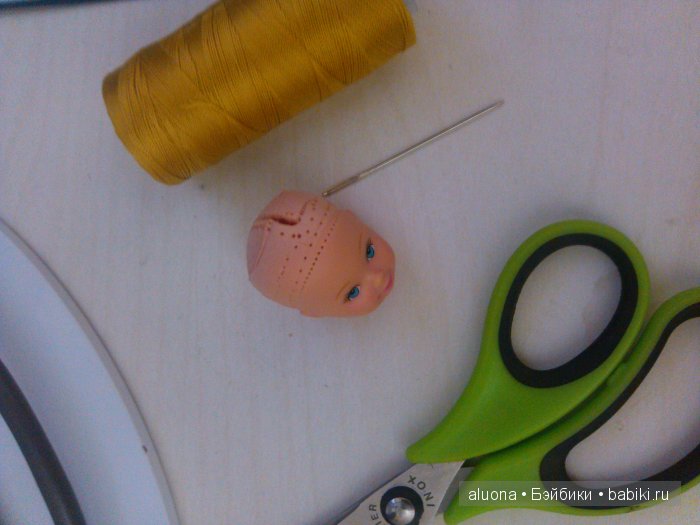 Перепрошивка кукольных волос (способ первый) (фото 2)