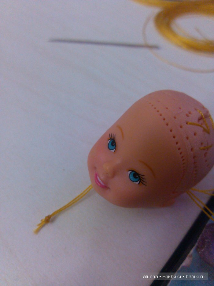 Перепрошивка кукольных волос (способ первый) (фото 8)