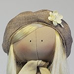 Моя новая авторская кукла из ткани «Эми»