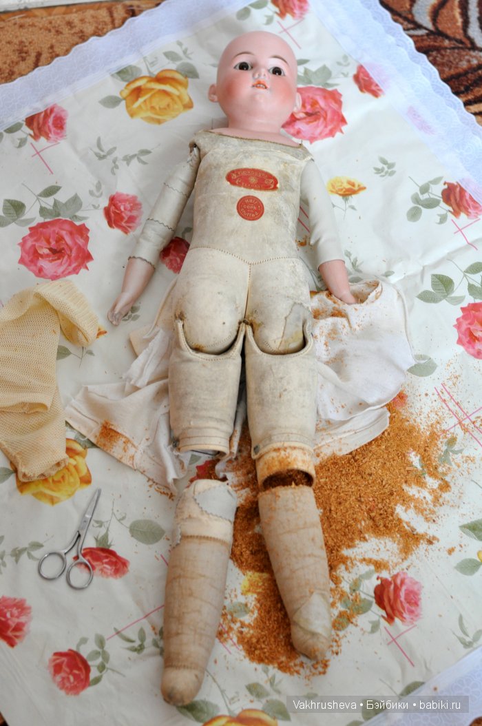 Марсель и Флора — Реставрация антикварных кукол: ремонт фарфора