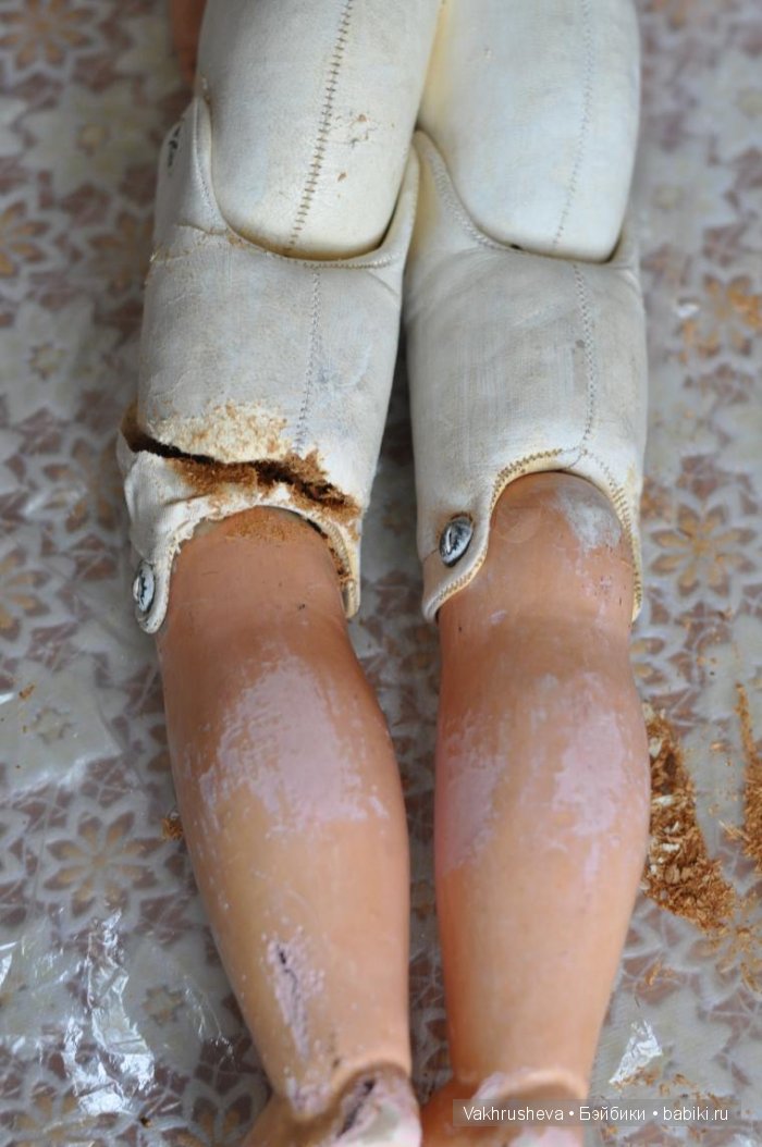 Марсель и Флора — Реставрация антикварных кукол: ремонт фарфора (фото 4)