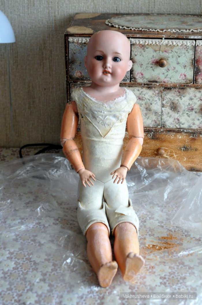 Марсель и Флора — Реставрация антикварных кукол: ремонт фарфора (фото 3)