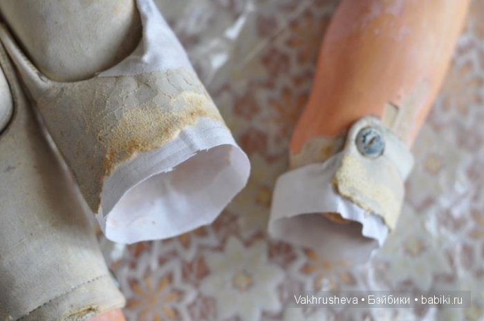 Марсель и Флора — Реставрация антикварных кукол: ремонт фарфора (фото 8)