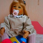 Первая работа по шитью одежды.