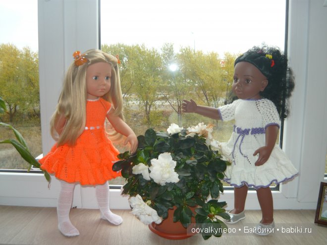 Прогулка по балкону или какие мы у мамы. Куклы Готц (фото 7)