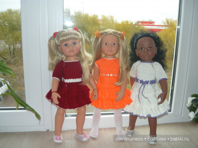 Прогулка по балкону или какие мы у мамы. Куклы Готц (фото 10)