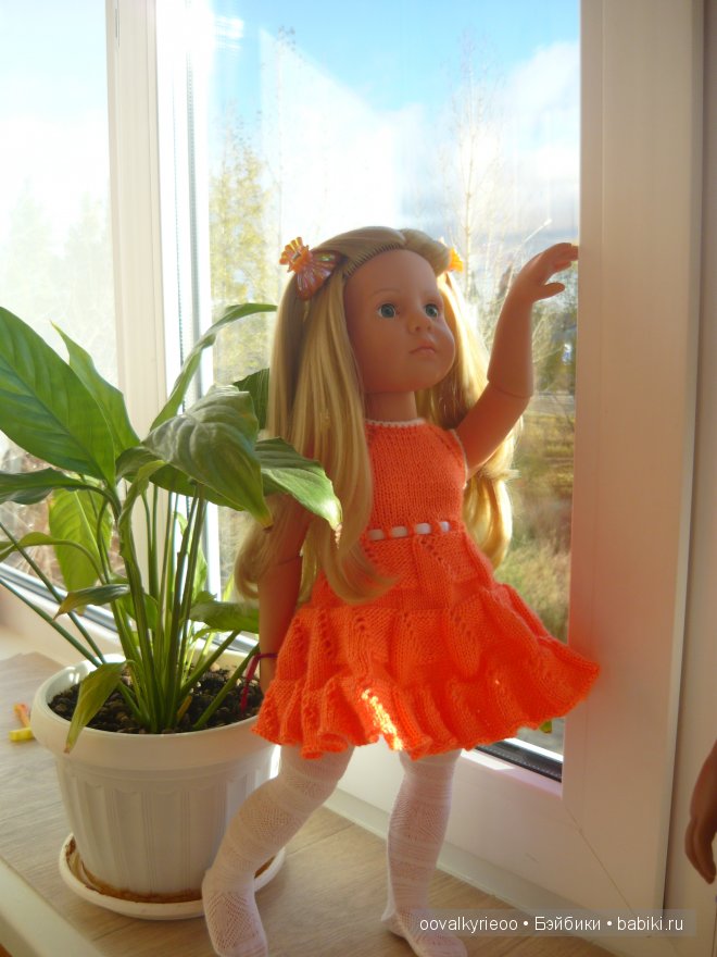 Прогулка по балкону или какие мы у мамы. Куклы Готц
