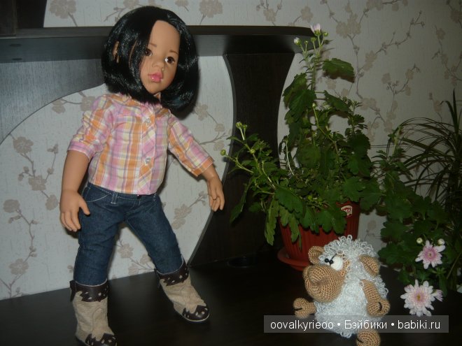 Как то холодными вечерами... Барашка Полли. Авторская игрушка ручной работы (фото 2)