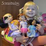 Наши с дочкой куклы или давайте знакомиться! :)