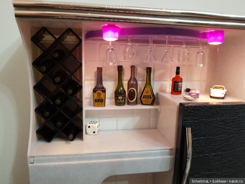 Мини бар для мини мужчин — Мебель для кукол и домиков: фото (фото 8)