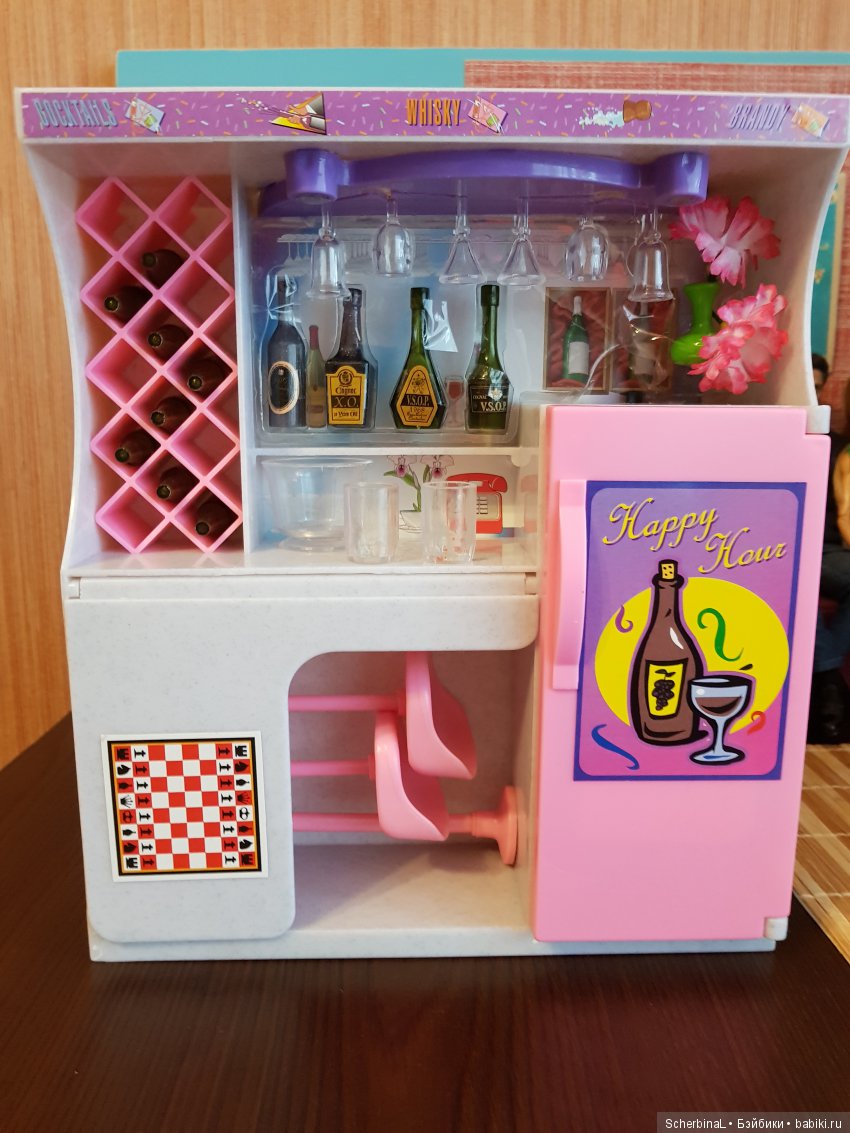Мини бар для мини мужчин — Мебель для кукол и домиков: фото (фото 5)