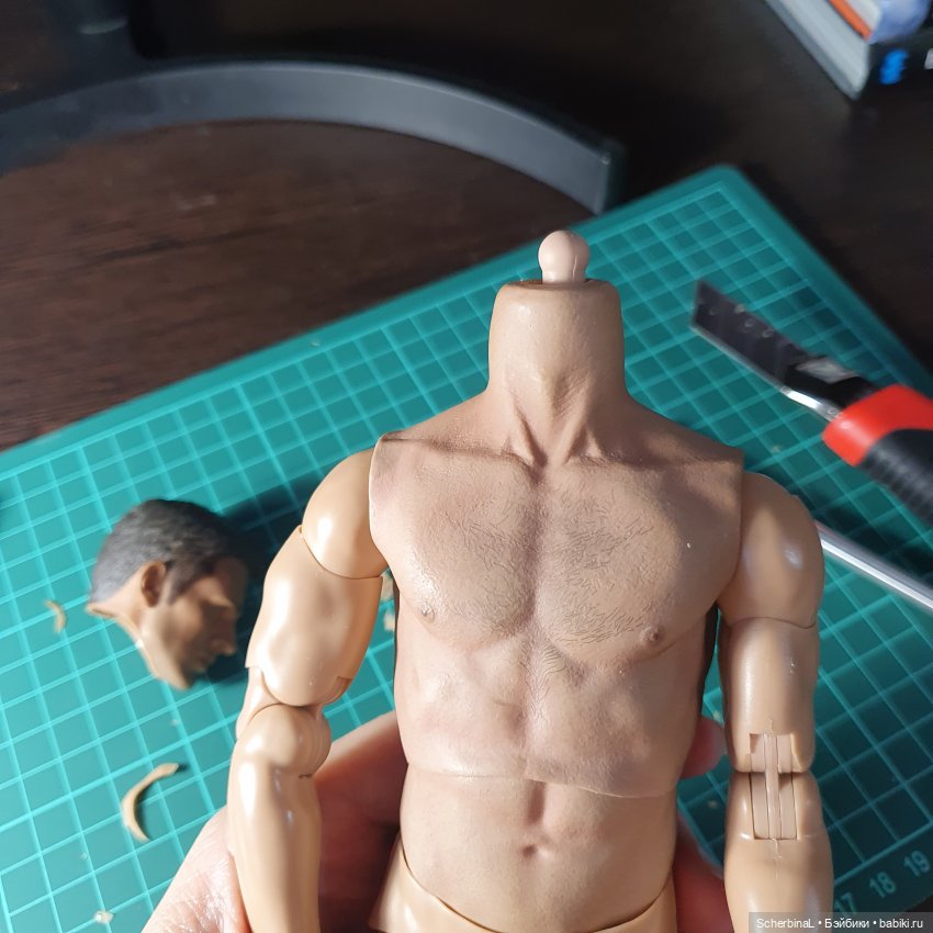 Модификация шеи у экшен/фицен скульптов. Мастер-класс