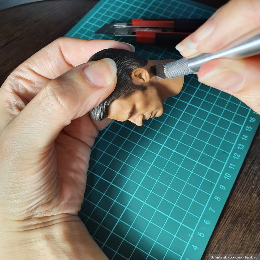 Модификация шеи у экшен/фицен скульптов. Мастер-класс (фото 9)