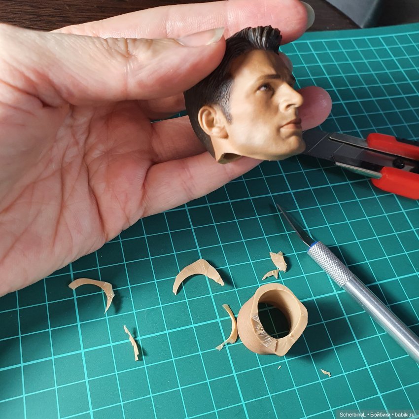 Модификация шеи у экшен/фицен скульптов. Мастер-класс