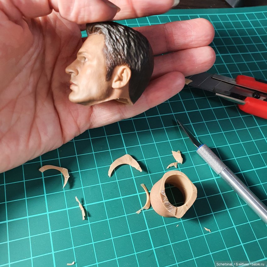 Модификация шеи у экшен/фицен скульптов. Мастер-класс