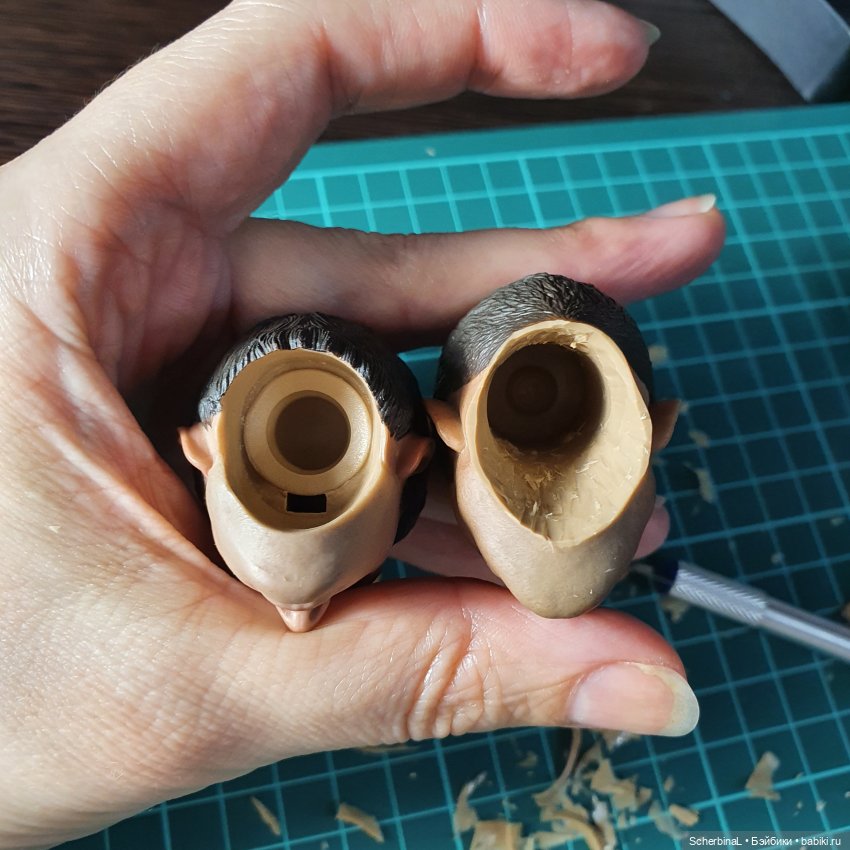 Модификация шеи у экшен/фицен скульптов. Мастер-класс