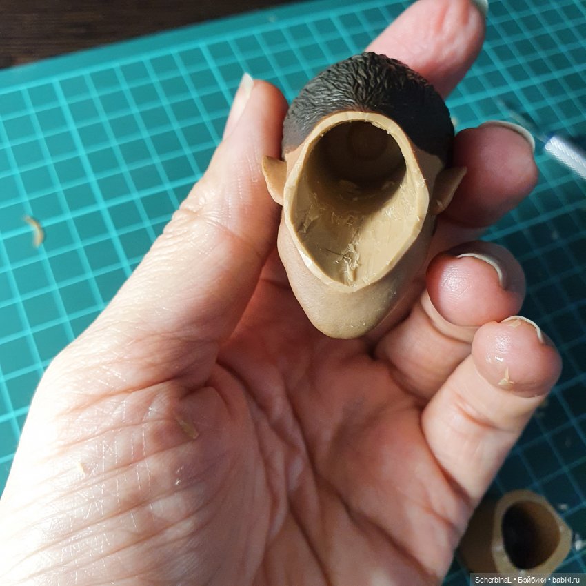 Модификация шеи у экшен/фицен скульптов. Мастер-класс