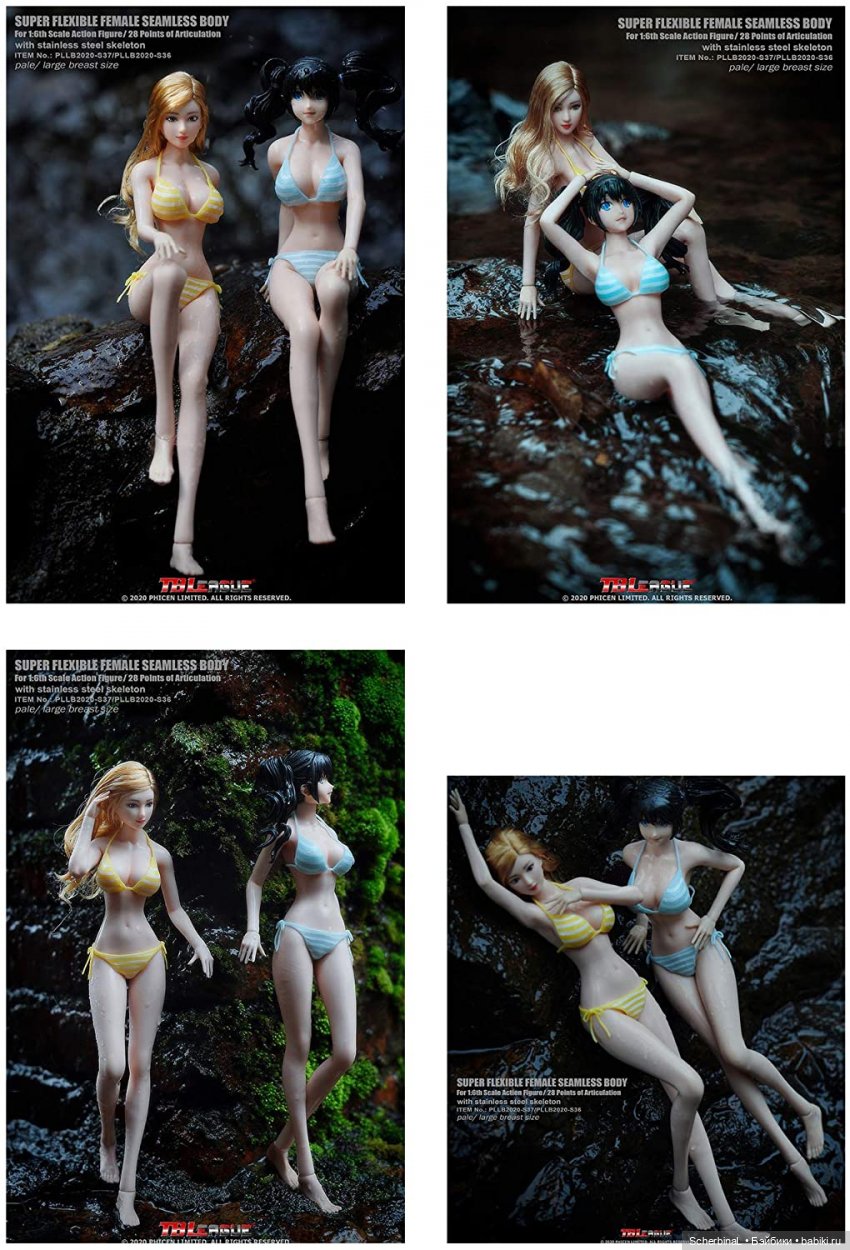 Силиконовая Барби - новинка от Фицен TBLeague Phicen