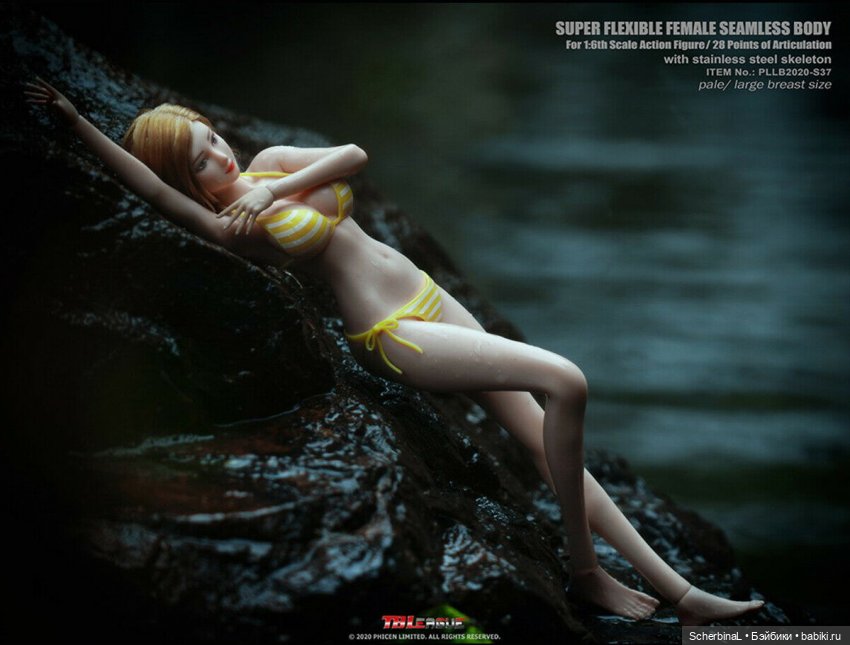 Силиконовая Барби - новинка от Фицен TBLeague Phicen