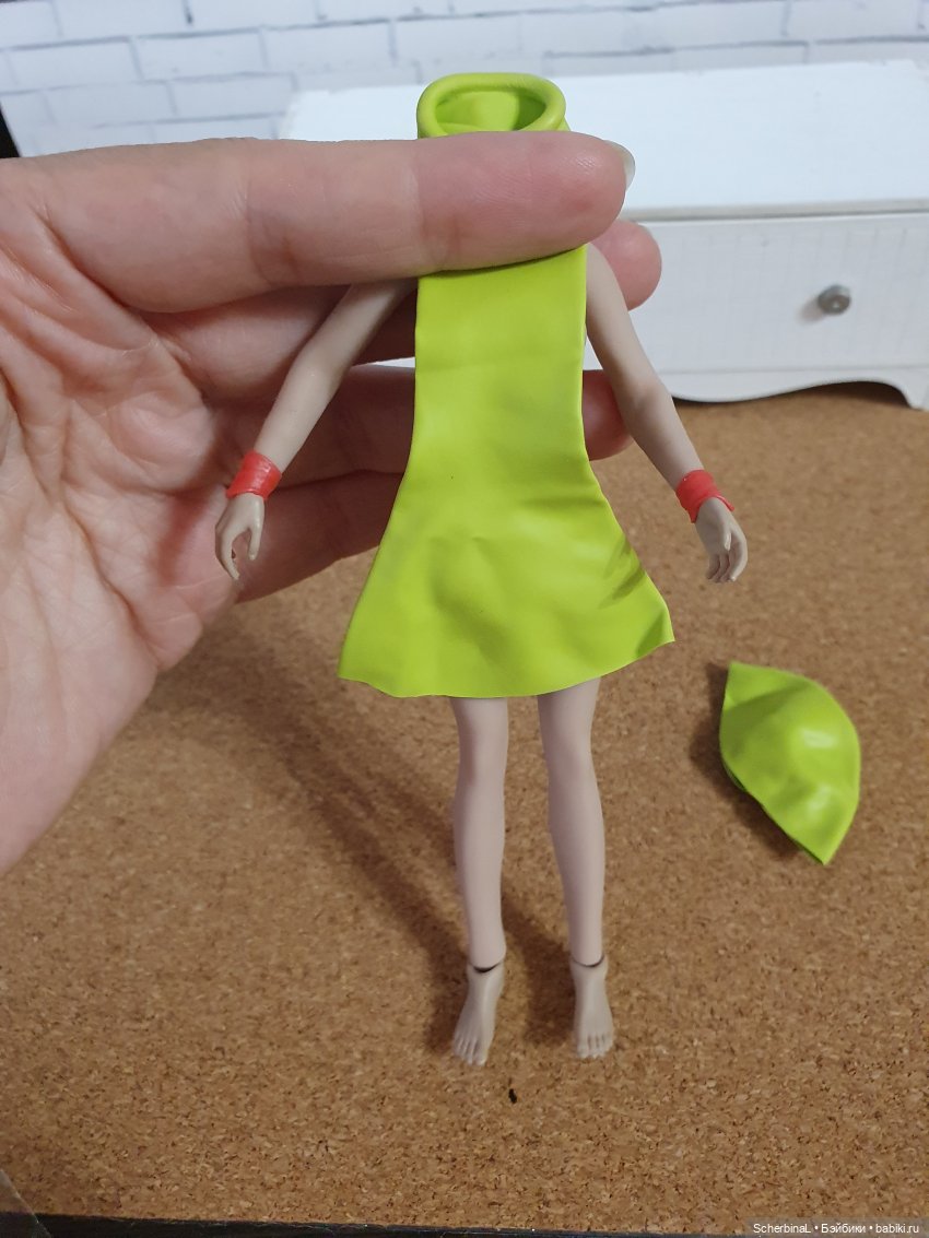 Платья для малышек Phicen 1/12. Мастер-класс | Бэйбики Платья для малышек Phicen 1/12. Мастер-класс (фото 8)