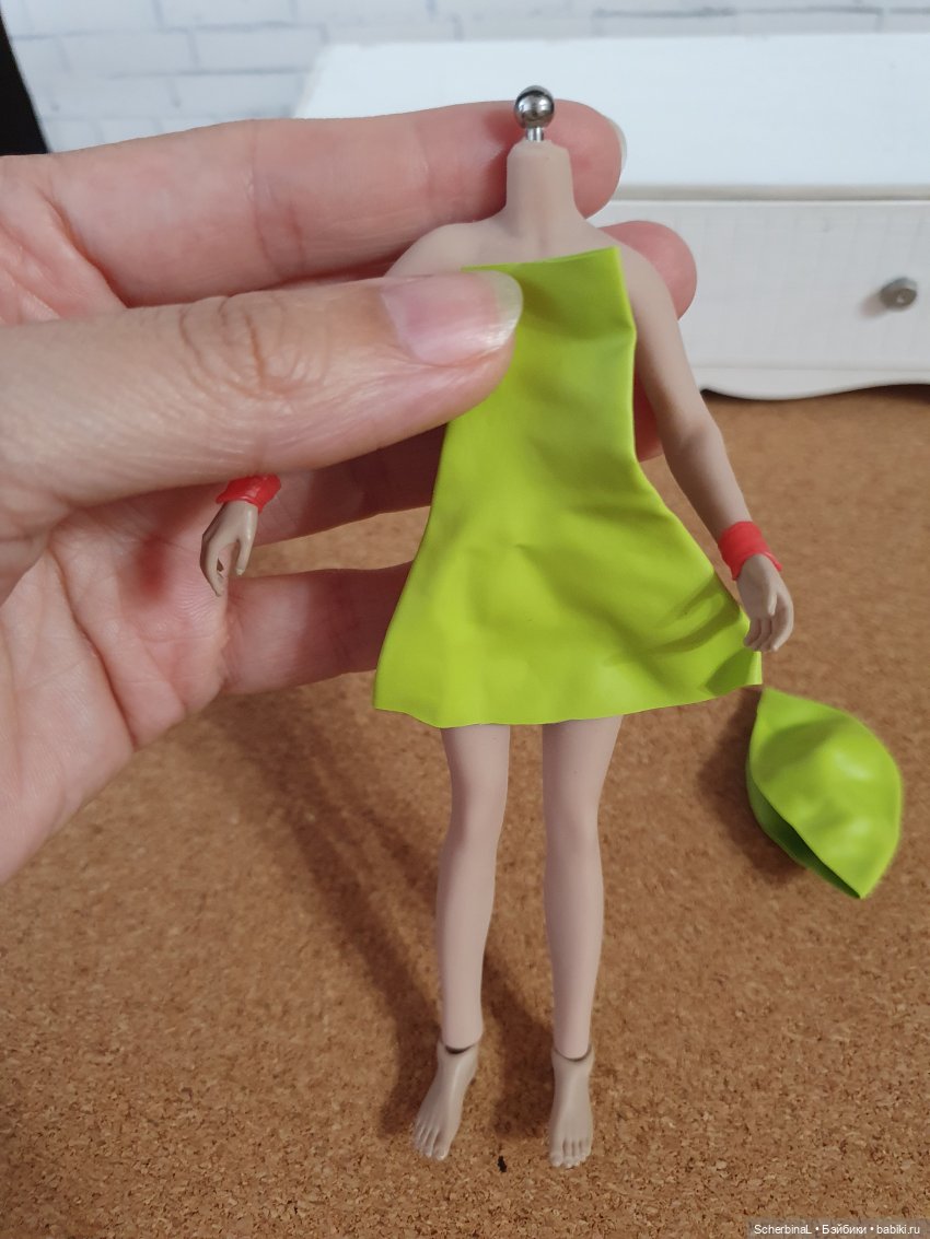 Платья для малышек Phicen 1/12. Мастер-класс | Бэйбики Платья для малышек Phicen 1/12. Мастер-класс (фото 9)