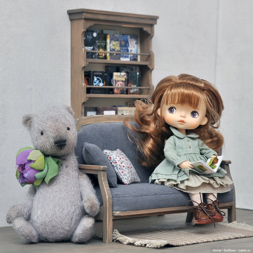 Книжная гостиная — Зарисовки из кукольной жизни: фотоистории