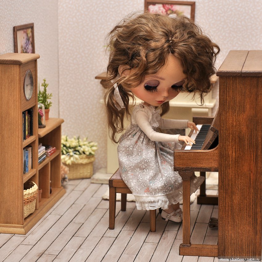 Музыкальная гостиная — Мебель для кукол и домиков: фото
