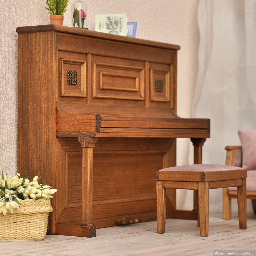 Музыкальная гостиная — Мебель для кукол и домиков: фото