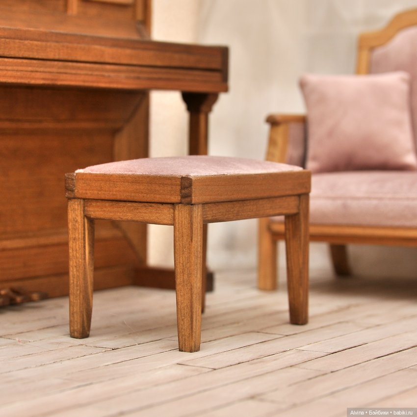 Музыкальная гостиная — Мебель для кукол и домиков: фото