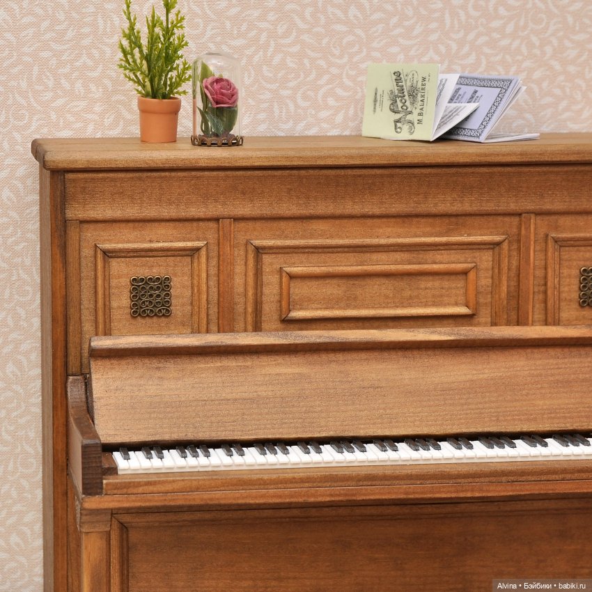 Музыкальная гостиная — Мебель для кукол и домиков: фото
