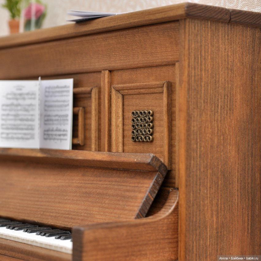 Музыкальная гостиная — Мебель для кукол и домиков: фото