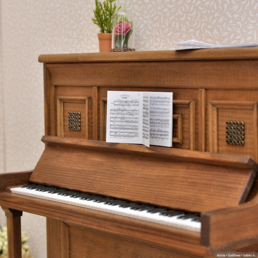 Музыкальная гостиная — Мебель для кукол и домиков: фото