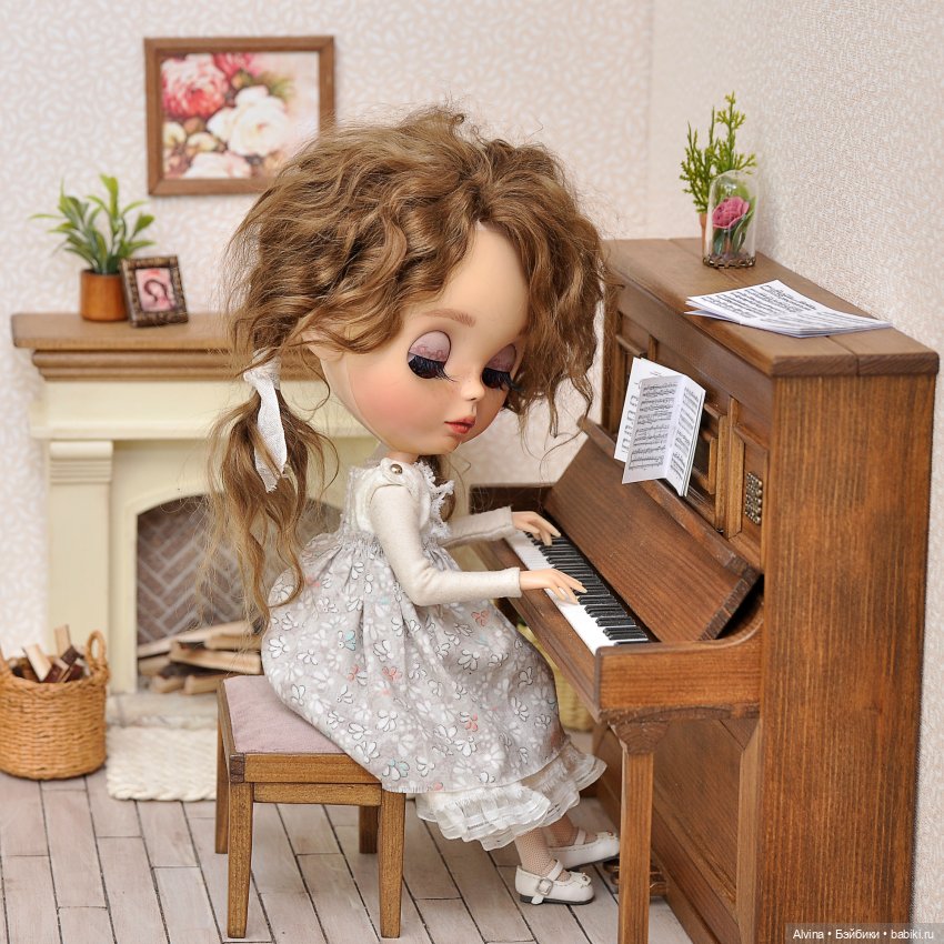 Музыкальная гостиная — Мебель для кукол и домиков: фото