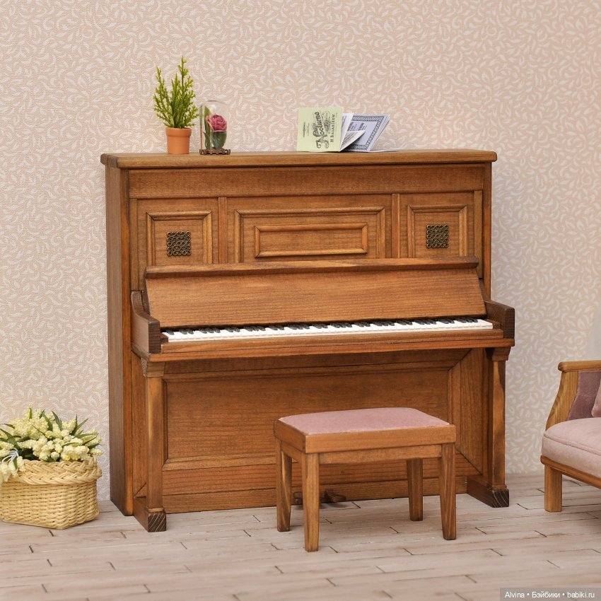 Музыкальная гостиная — Мебель для кукол и домиков: фото
