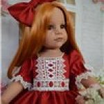 Красное платье для Ханночки.