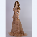 Вечернее платье для куклы Iplehouse HID "Розовое золото"