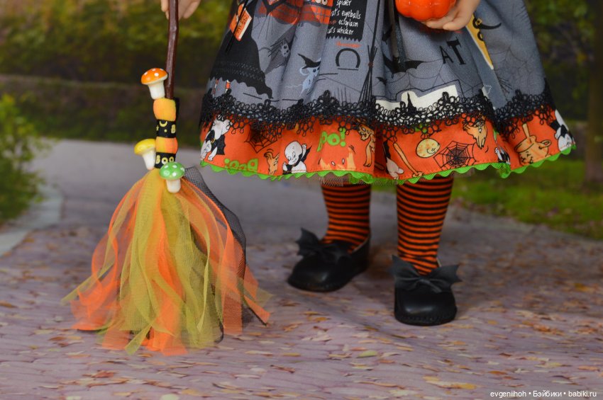 Добрая-добрая ведьмочка (костюм для куколки Готц) (фото 4)