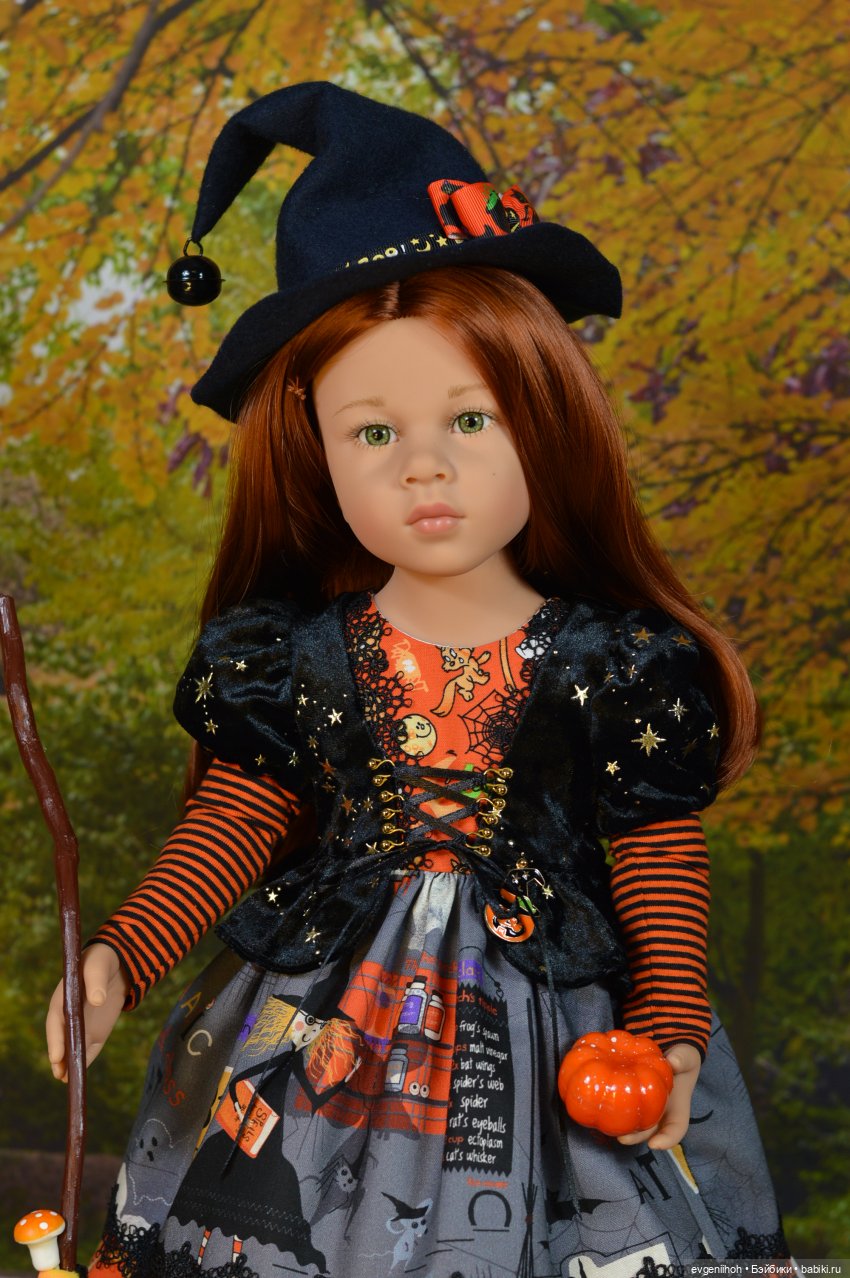 Добрая-добрая ведьмочка (костюм для куколки Готц) (фото 2)
