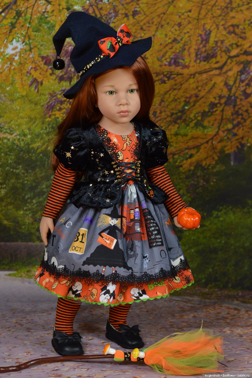 Добрая-добрая ведьмочка (костюм для куколки Готц) (фото 7)