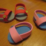 Мой первый опыт изготовления элементарной кукольной обуви