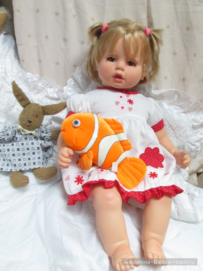 Новая "весенняя" Анечка ООАК с карими глазками (фото 5)